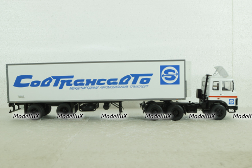 Маз-6422 с полуприцепом Lamberet, Sovtransavto, SSM1560, SSM 1:43