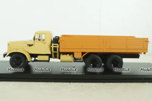 Краз-257 бортовой, песочно-оранжевый, SSM1071, SSM 1:43 