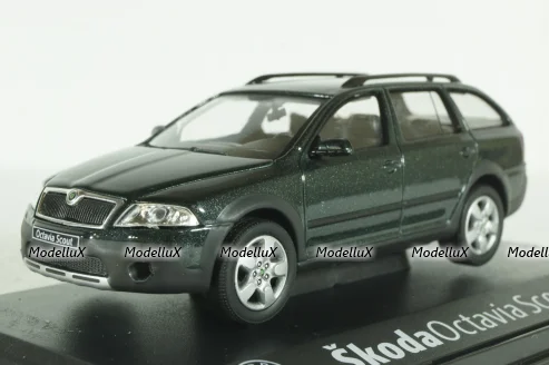 Skoda Octavia Combi Scout, green, 143AB-011HL, Abrex 1:43