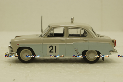 Москвич-403, №21 ралли "Монте-Карло",  Автолегенды СССР №9, 1:43