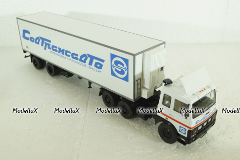 Маз-6422 с полуприцепом Lamberet, Sovtransavto, SSM1560, SSM 1:43