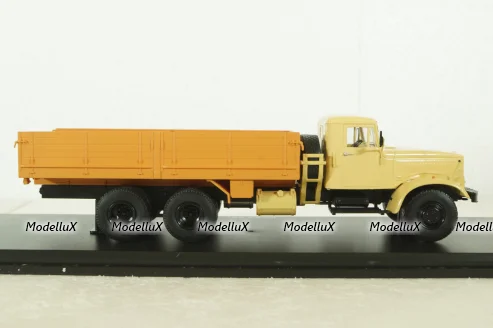 Краз-257 бортовой, песочно-оранжевый, SSM1071, SSM 1:43 