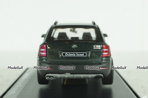 Skoda Octavia Combi Scout, green, 143AB-011HL, Abrex 1:43