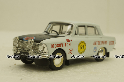 Москвич-412 Тур Европы-71, Автолегенды СССР №5, 1:43