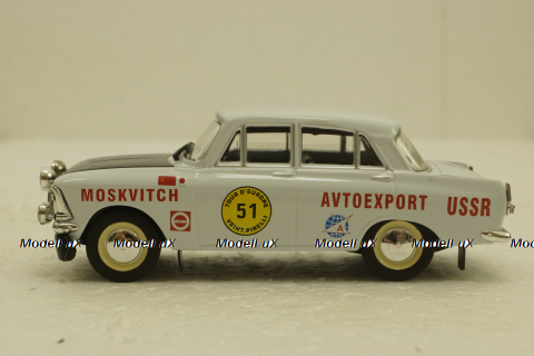 Москвич-412 Тур Европы-71, Автолегенды СССР №5, 1:43