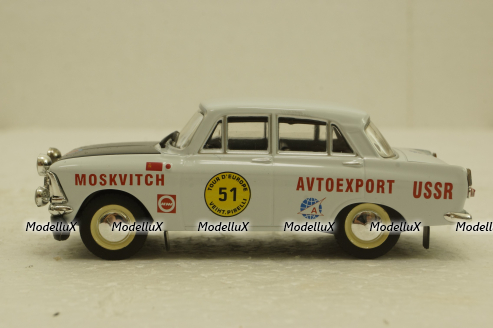 Москвич-412 Тур Европы-71, Автолегенды СССР №5, 1:43