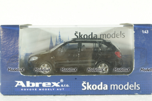 Skoda Fabia 2 Combi, Black 1999, 143AB-004B, Abrex 1:43