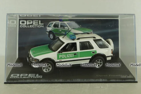 Opel Frontera B Polizei 1999, yellow, OPC083, Opel Collection #83 1:43