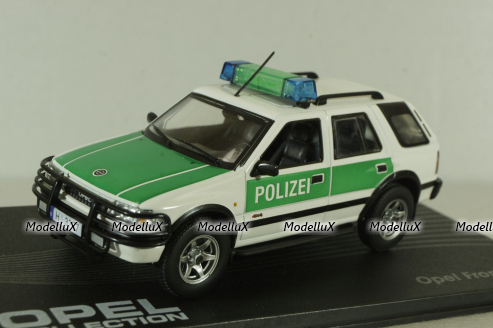 Opel Frontera B Polizei 1999, yellow, OPC083, Opel Collection #83 1:43