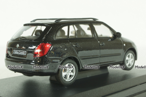 Skoda Fabia 2 Combi, Black 1999, 143AB-004B, Abrex 1:43
