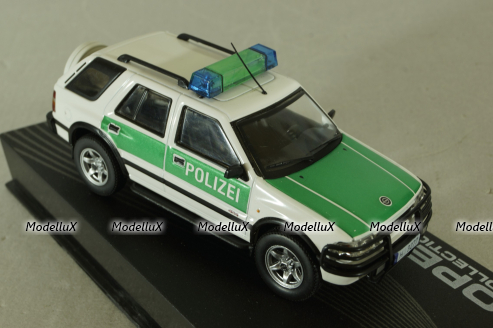 Opel Frontera B Polizei 1999, yellow, OPC083, Opel Collection #83 1:43