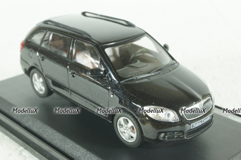 Skoda Fabia 2 Combi, Black 1999, 143AB-004B, Abrex 1:43