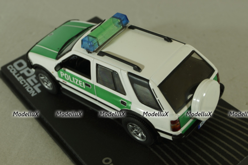 Opel Frontera B Polizei 1999, yellow, OPC083, Opel Collection #83 1:43