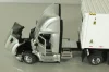 Peterbilt 579 day cab tractor with 40' refrigerated sea container Maersk, grey/white, 71069, Diecast Masters 1:50