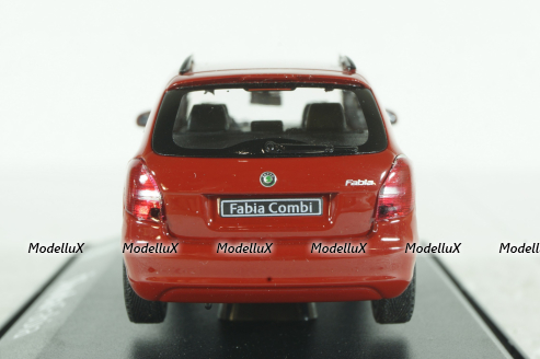 Skoda Fabia 2 Combi, Red 1999, Abrex 1:43
