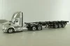 Peterbilt 579 day cab tractor with 40' refrigerated sea container Maersk, grey/white, 71069, Diecast Masters 1:50