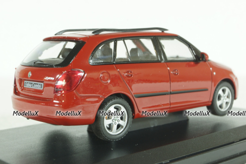 Skoda Fabia 2 Combi, Red 1999, Abrex 1:43