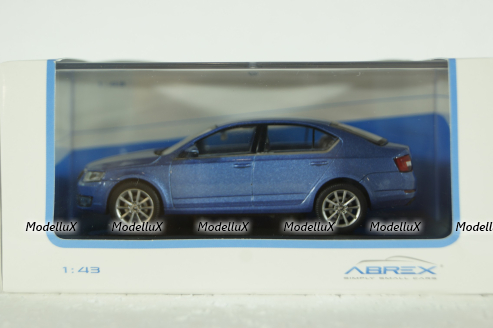 Skoda Octavia III 2013 metallic-light blue, 143AB-026KM, Abrex 1:43