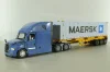 Freghtliner Cascadia with 40' dry goods sea container Maersk, blue/grey, 71048, Diecast Masters 1:50