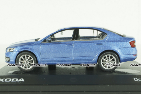 Skoda Octavia III 2013 metallic-light blue, 143AB-026KM, Abrex 1:43