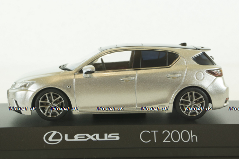 Lexus CT200h Sport, Platinum Silver Metallic, 3656PS2, Kyosho 1:43