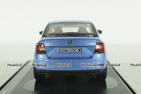 Skoda Octavia III 2013 metallic-light blue, 143AB-026KM, Abrex 1:43