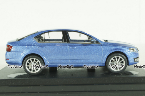 Skoda Octavia III 2013 metallic-light blue, 143AB-026KM, Abrex 1:43