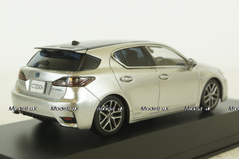 Lexus CT200h Sport, Platinum Silver Metallic, 3656PS2, Kyosho 1:43