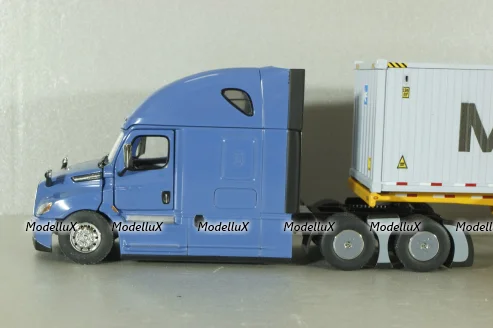 Freghtliner Cascadia with 40' dry goods sea container Maersk, blue/grey, 71048, Diecast Masters 1:50