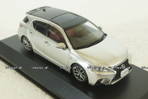 Lexus CT200h Sport, Platinum Silver Metallic, 3656PS2, Kyosho 1:43