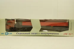 Камаз-5410, с полуприцепом, красный, Элекон 1:43