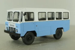 АПП-66 автобус 4х4 голубой, Наши Автобусы №19, Modimio 1:43