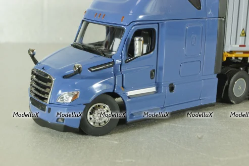 Freghtliner Cascadia with 40' dry goods sea container Maersk, blue/grey, 71048, Diecast Masters 1:50