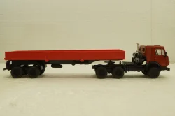 Камаз-5410, с полуприцепом, красный, Элекон 1:43