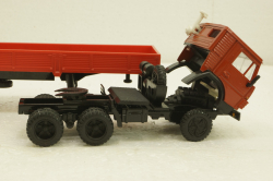 Камаз-5410, с полуприцепом, красный, Элекон 1:43