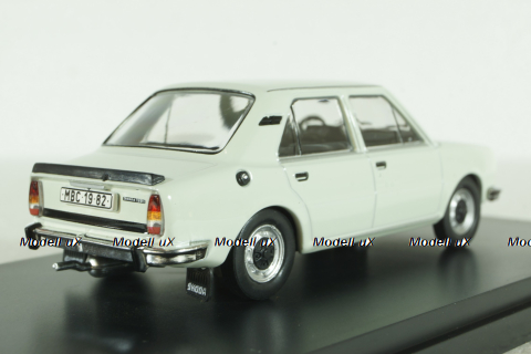 Skoda 120L white 1982, 143ABS-724EB, Abrex 1:43
