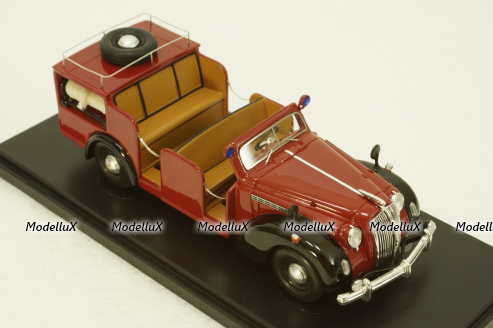 Opel Admiral Feuerwehr, 12016, AutoCult 1:43