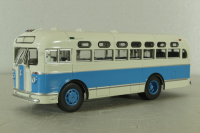 Зис-155 автобус, белый/синий, Наши Автобусы №19, Modimio 1:43 Уценка!