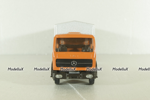 Mercedes 1632/1932 tractor with semi-trailer, orange, 186, NZG 1:50