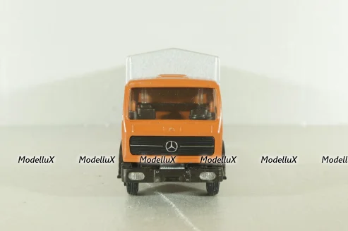 Mercedes 1632/1932 tractor with semi-trailer, orange, 186, NZG 1:50