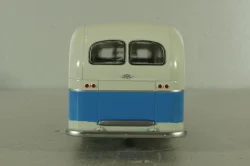 Зис-155 автобус, белый/синий, Наши Автобусы №19, Modimio 1:43