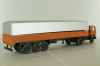 Mercedes 1632/1932 tractor with semi-trailer, orange, 186, NZG 1:50