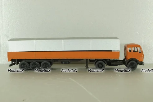Mercedes 1632/1932 tractor with semi-trailer, orange, 186, NZG 1:50