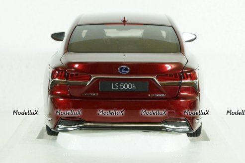 Lexus LS 500h, red metallic, 78869, AutoArt 1:18