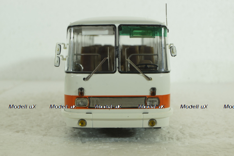 Лаз-699Р 1981, бело/оранжевый, автобус, DEM009, DEMPRICE 1:43