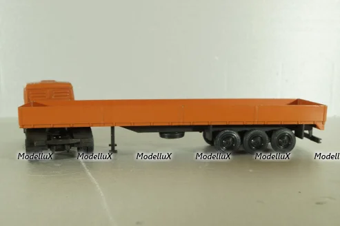 Mercedes 1632/1932 tractor with semi-trailer, orange, 186, NZG 1:50