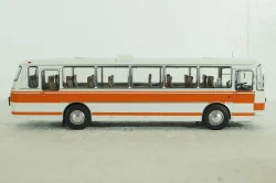 Лаз-699Р 1981, бело/оранжевый, автобус, DEM009, DEMPRICE 1:43