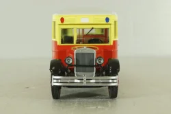 Зис-8 автобус, красно/желтый, Наши Автобусы №9, Modimio 1:43