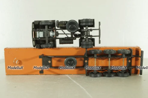 Mercedes 1632/1932 tractor with semi-trailer, orange, 186, NZG 1:50