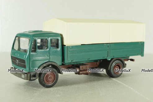 Mercedes 1628 truck, green, 146, NZG 1:50